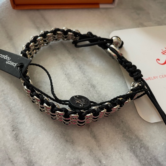 Joseph Nogucci Bracelet Black and Silver NEW Women’s Jewelry - Picture 2 of 7